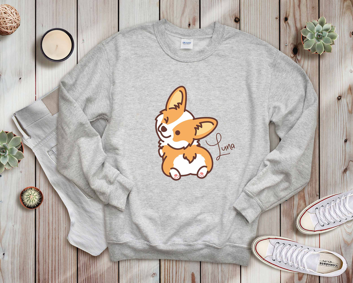 Cheeky Corgi Personalized Sweater