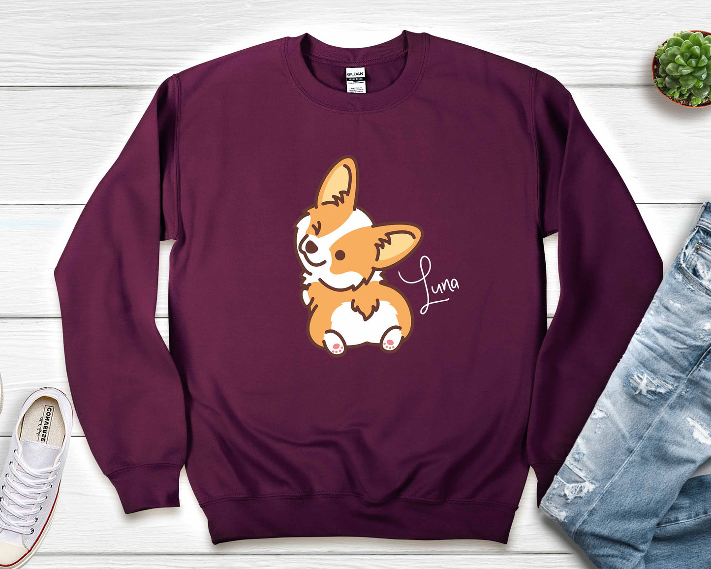 Cheeky Corgi Personalized Sweater