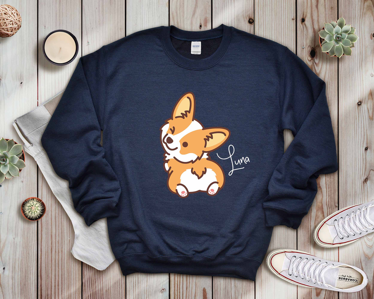 Cheeky Corgi Personalized Sweater