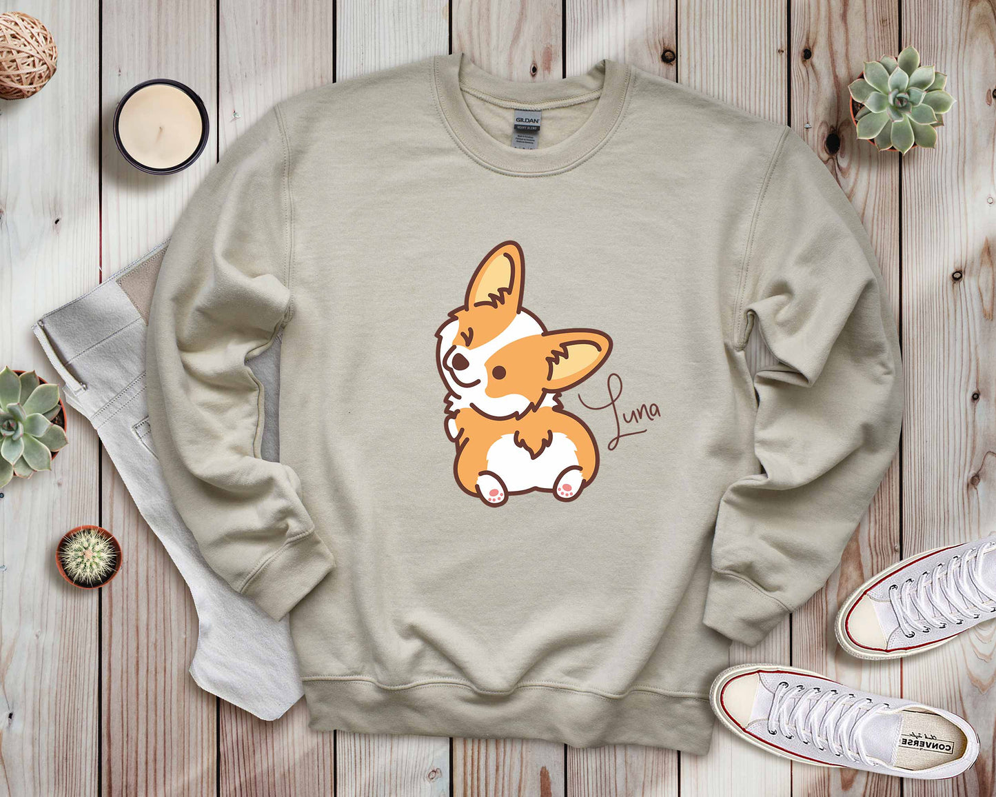 Cheeky Corgi Personalized Sweater