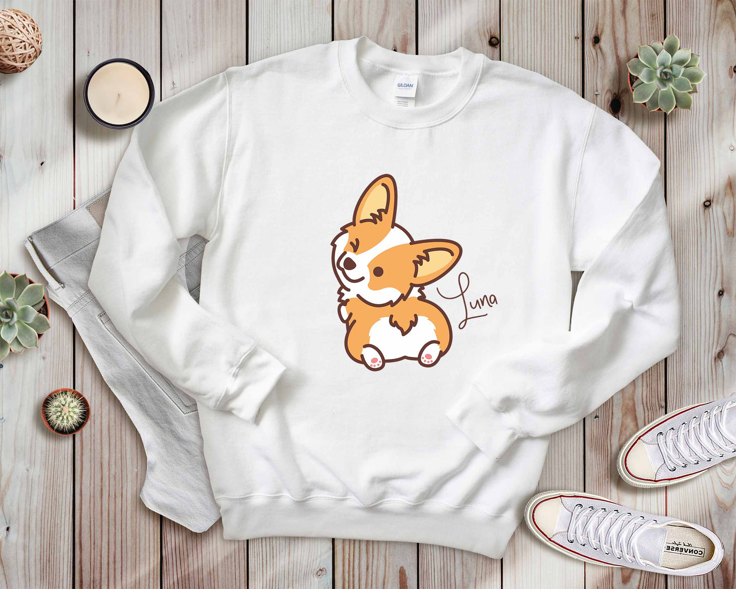 Cheeky Corgi Personalized Sweater