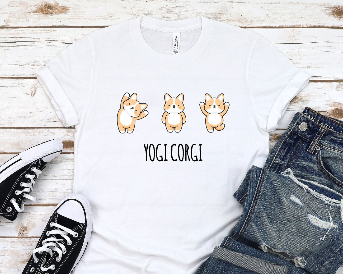 Yogi Corgi T-Shirt