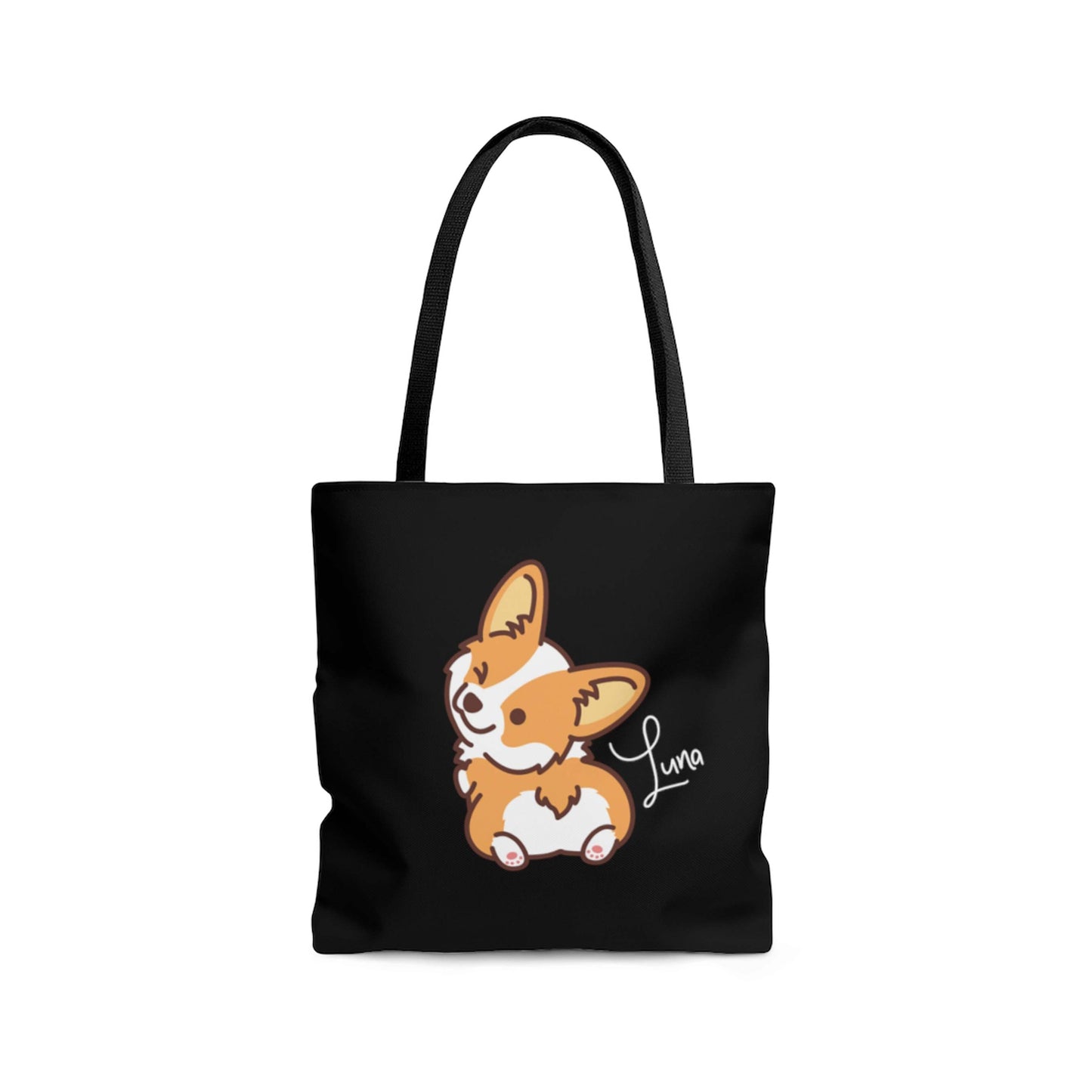 Cheeky Corgi Personalized Tote Bag