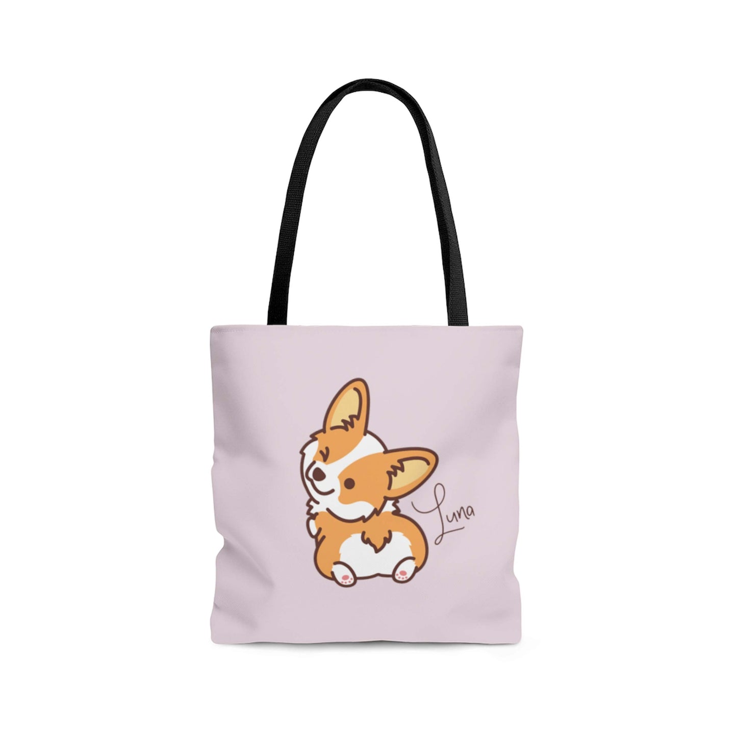 Cheeky Corgi Personalized Tote Bag