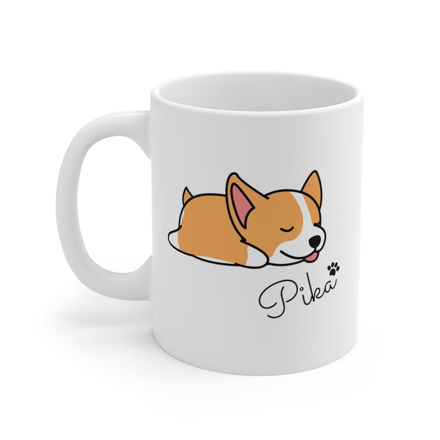Lazy Corgi Personalized Mug