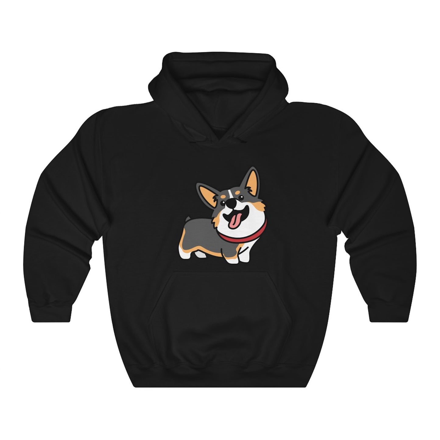 Tricolor Corgi Hoodie
