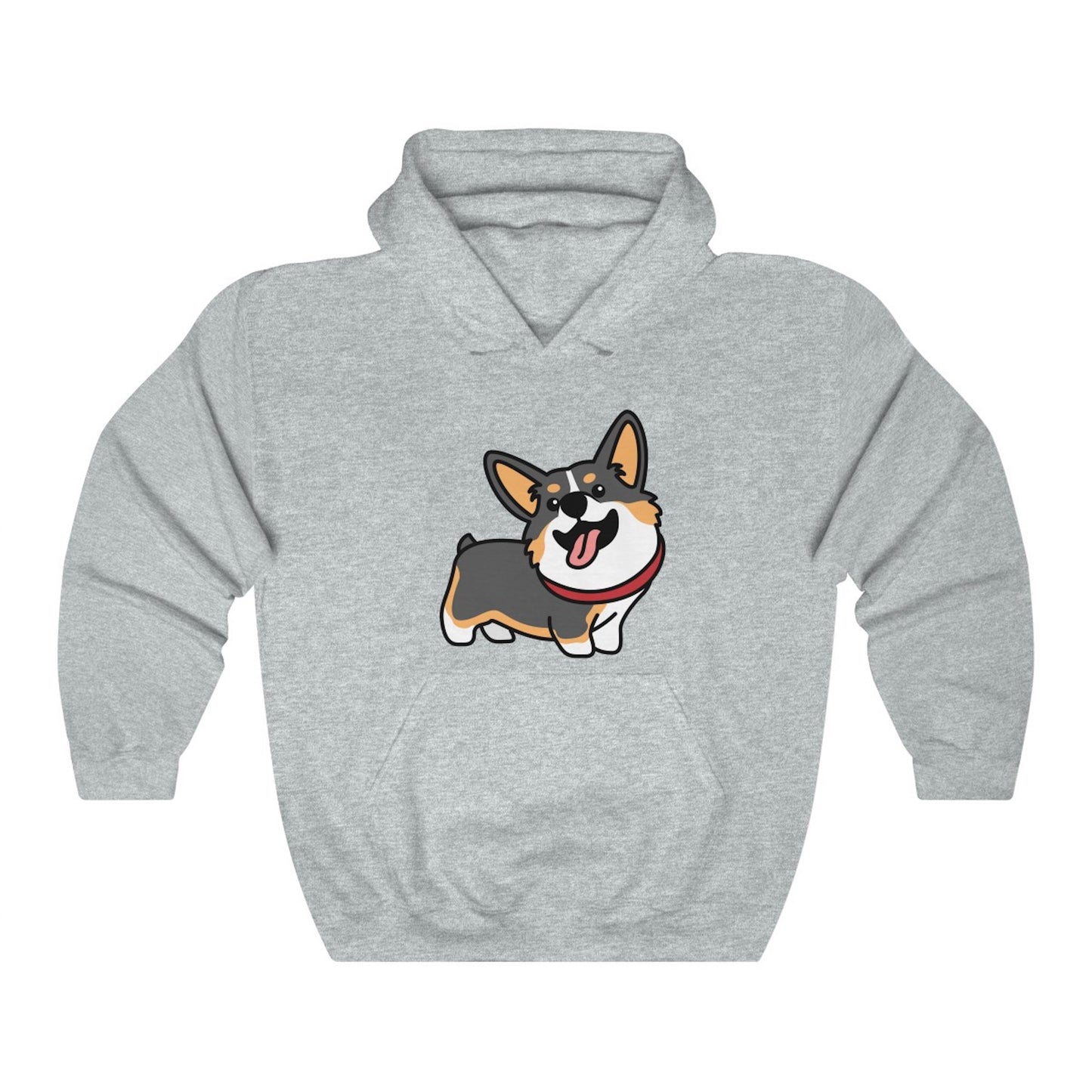 Tricolor Corgi Hoodie