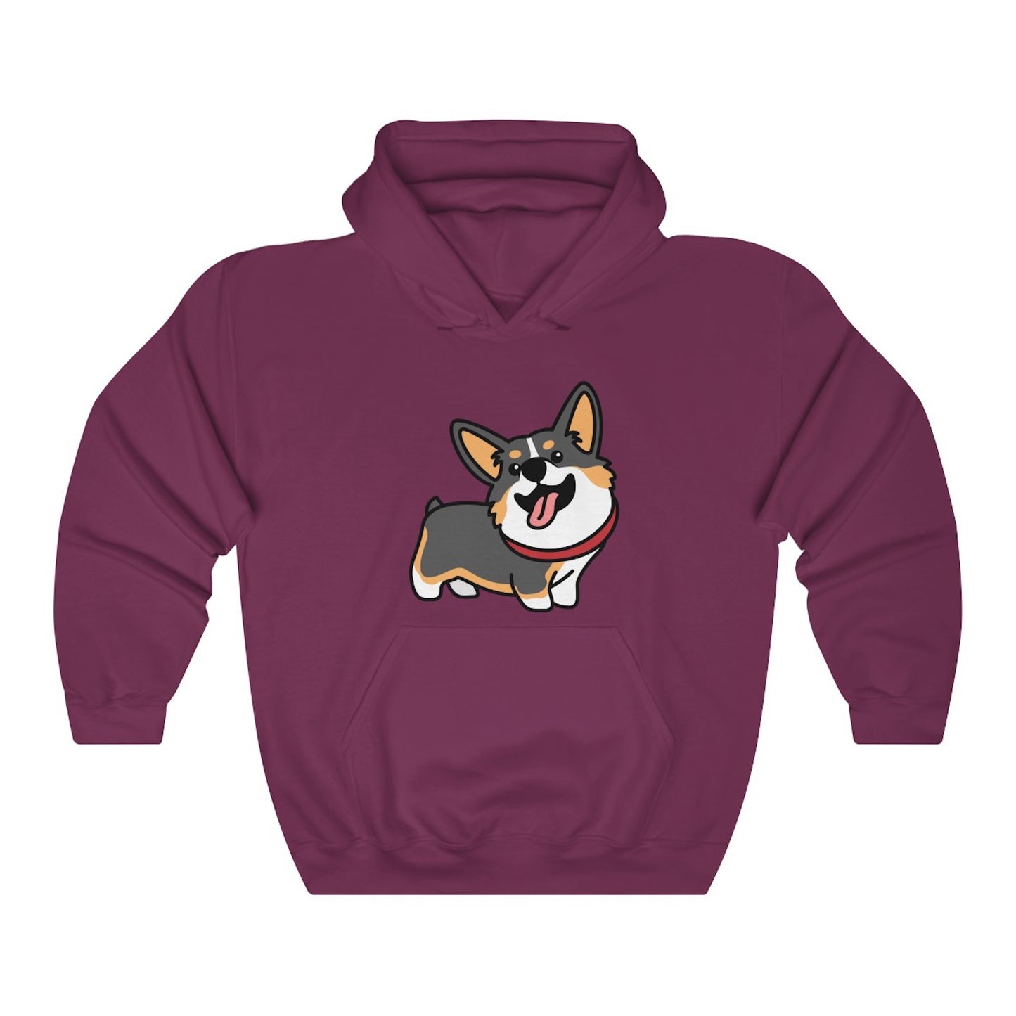 Tricolor Corgi Hoodie