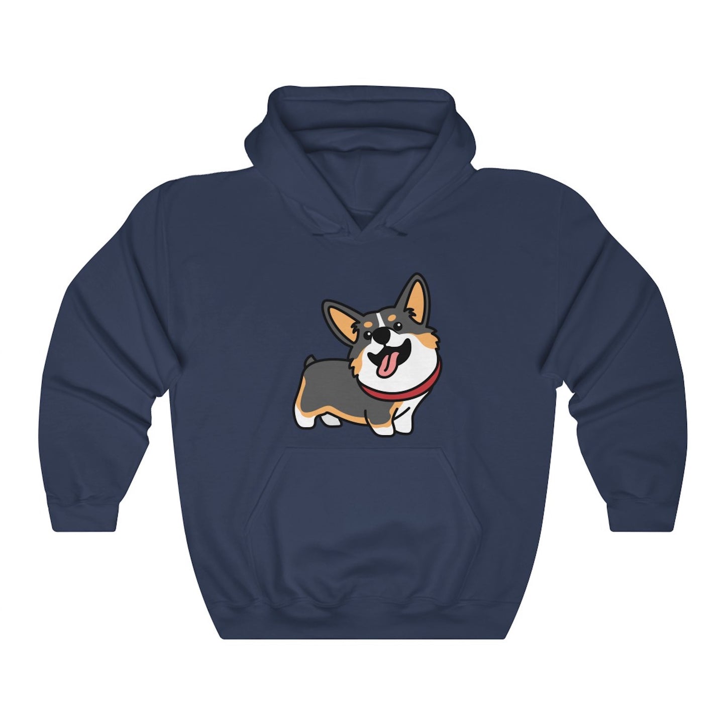 Tricolor Corgi Hoodie