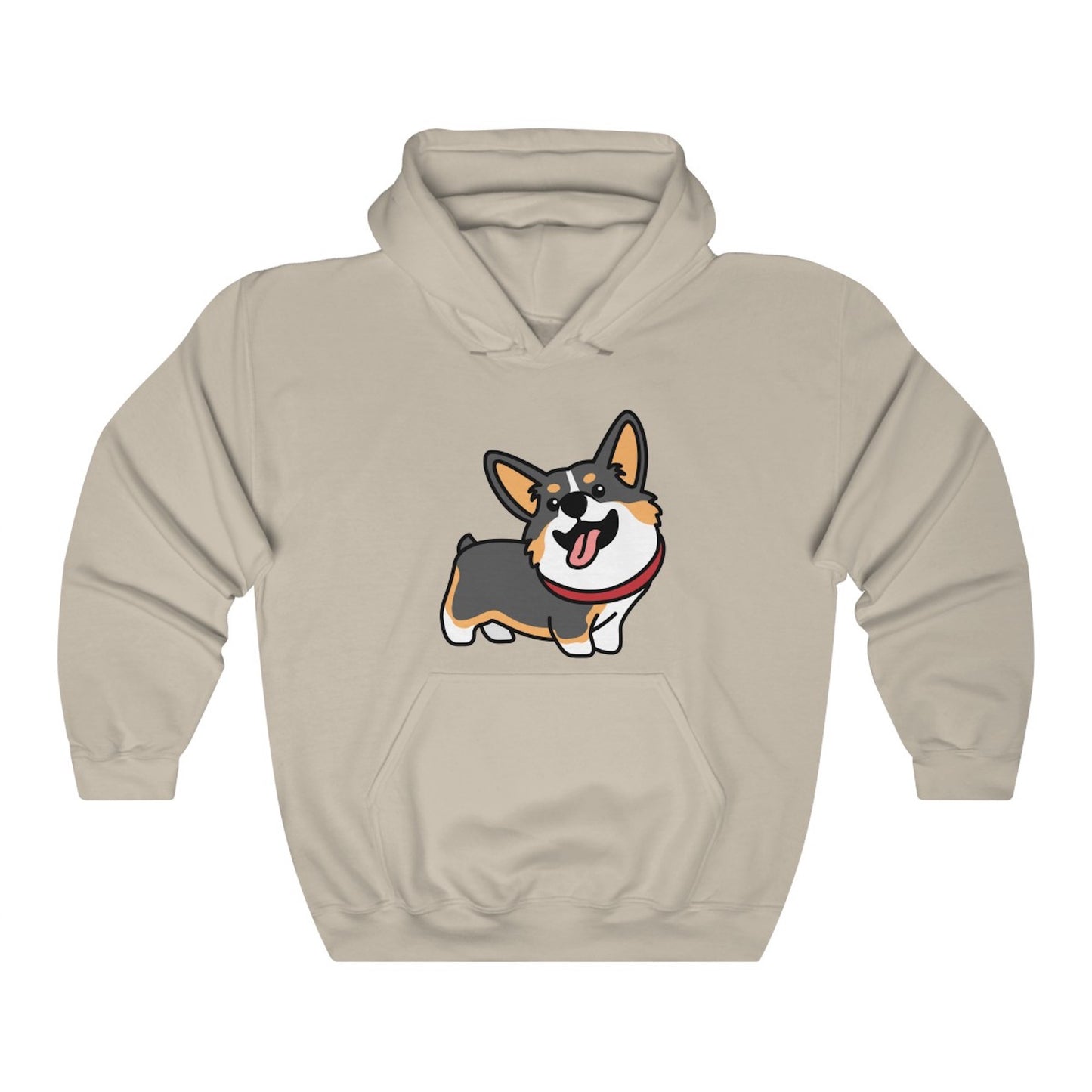 Tricolor Corgi Hoodie