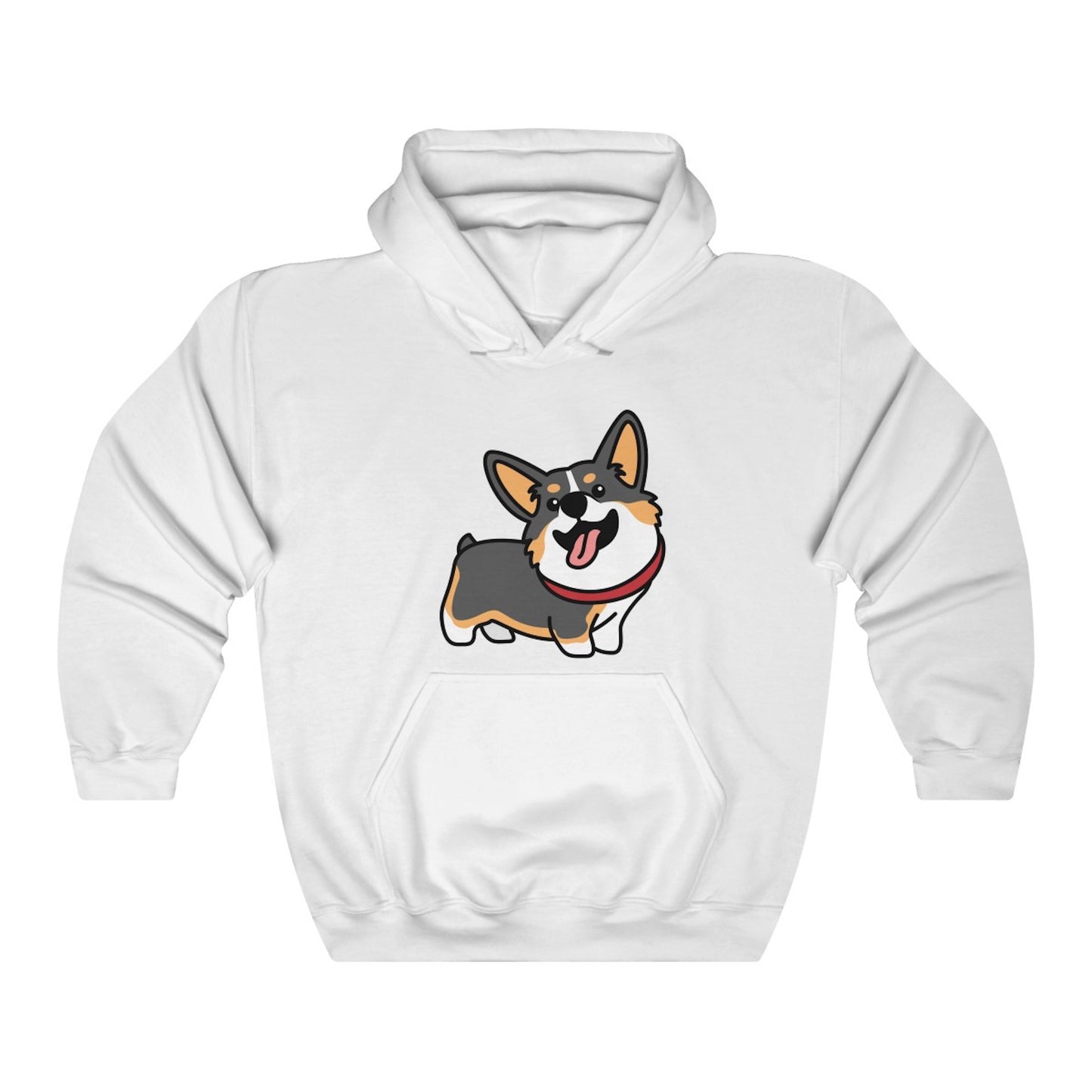 Tricolor Corgi Hoodie
