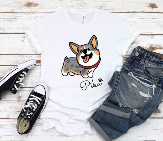 Merle Corgi T-Shirt