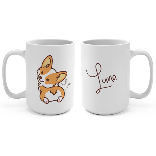 Cheeky Corgi Personalized Mug