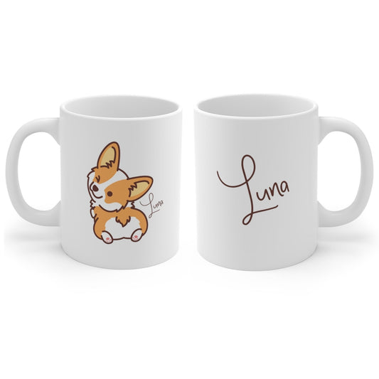 Cheeky Corgi Personalized Mug
