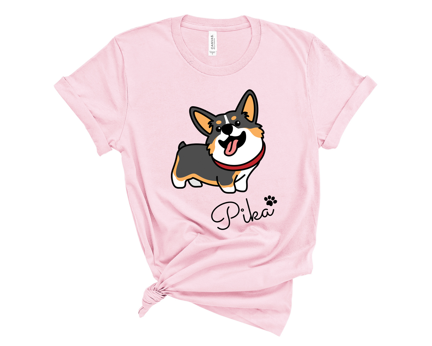 Tricolor Corgi Personalized T-Shirt