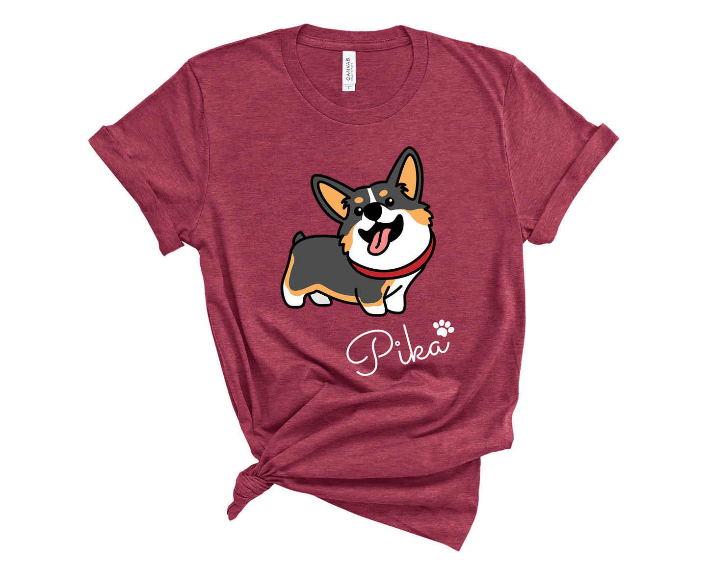 Tricolor Corgi Personalized T-Shirt