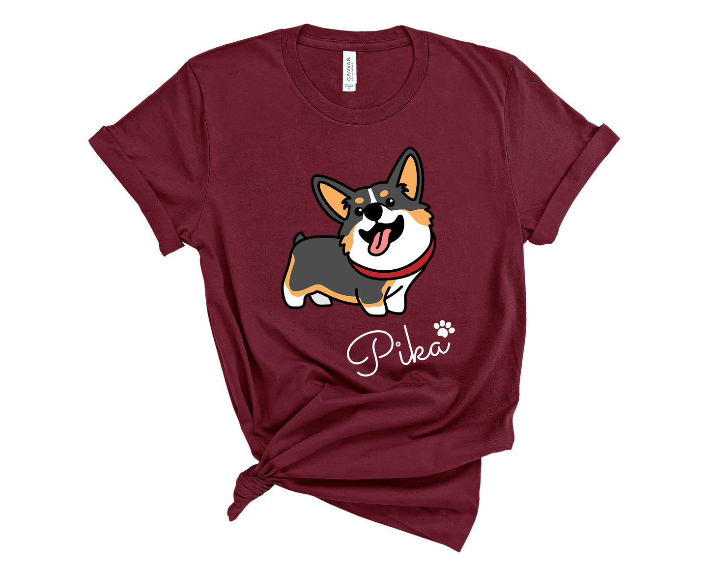 Tricolor Corgi Personalized T-Shirt
