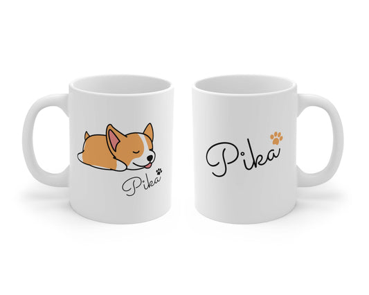 Lazy Corgi Personalized Mug