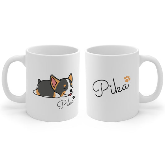 Lazy Corgi Personalized Mug